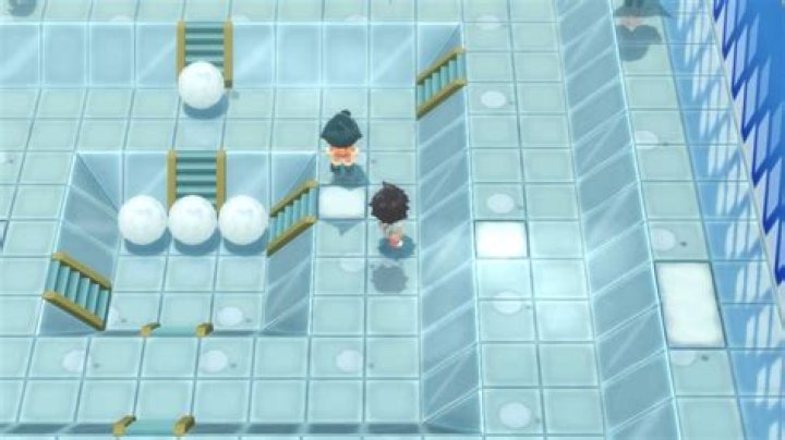 
Snowpoint City Gym Ice Puzzle Solution in Pokémon Brilliant Diamond and Shining Pearl