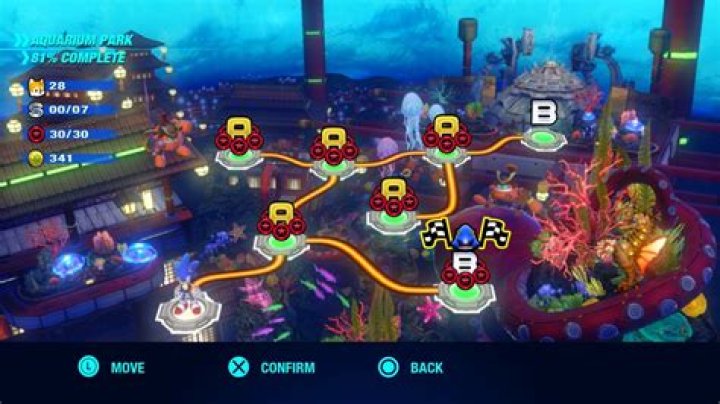 
Sonic Colors Ultimate: Aquarium Park Red Star Ring Locations (Act 3+4)