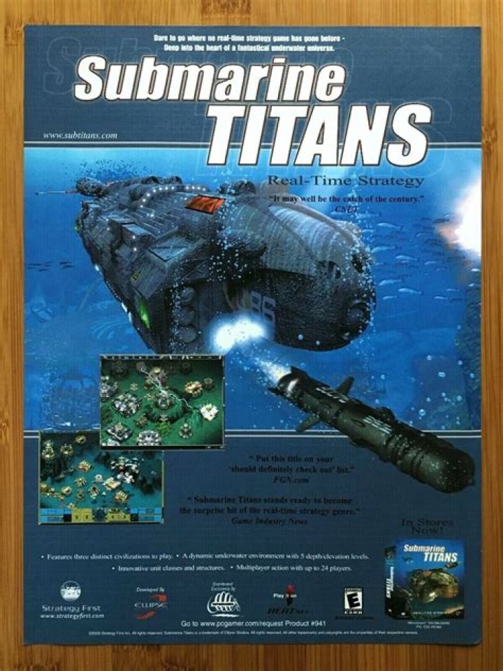 Submarine Titans PC Cheats - GameRevolution