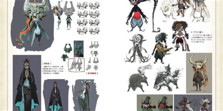 The Legend of Zelda Twilight Princess HD: Midna Concept Art, Name Origins Revealed