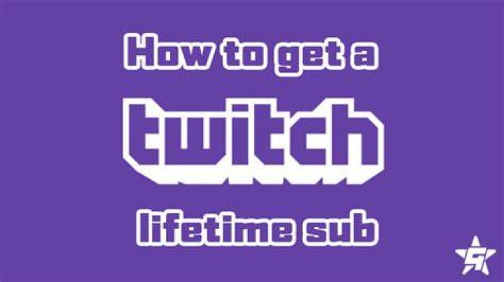 Twitch lifetime sub