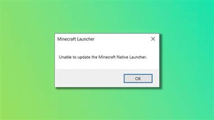 Unable to Update the Minecraft Native Launcher Error Fix