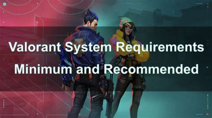 Valorant Minimum and Recommended System Requirements