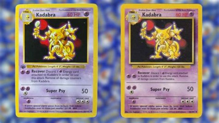 What is a shadowless Pokemon card?
