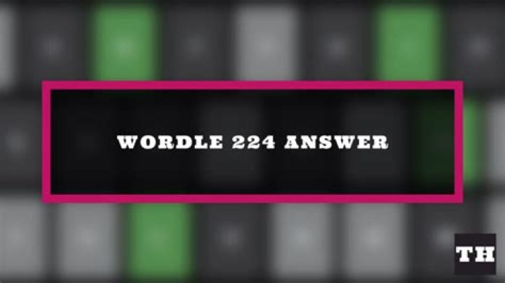 Wordle Answer 224: January 29, 2022 word solution