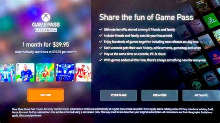 Xbox Game Pass Friends and Family Price: Is It Worth Buying?