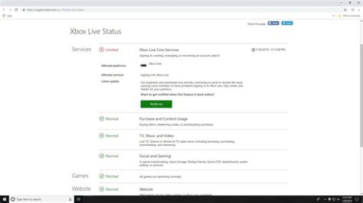 
Xbox Live Status Currently Down And Limited (Update)